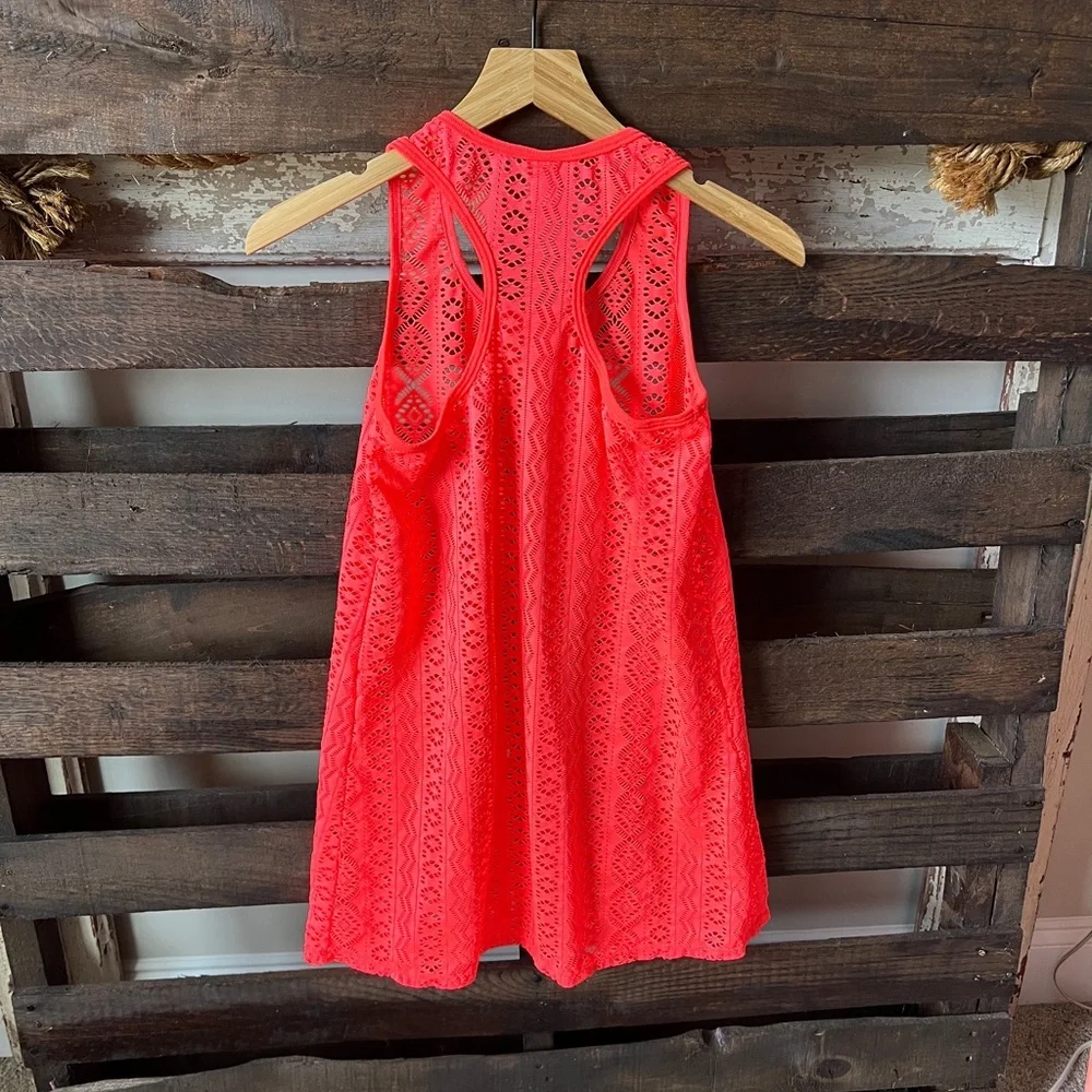 OP Girls Racerback Swimsuit Coverup in Orange XL (14-16)